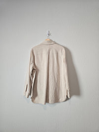 Banana Republic Textured Shacket (L)