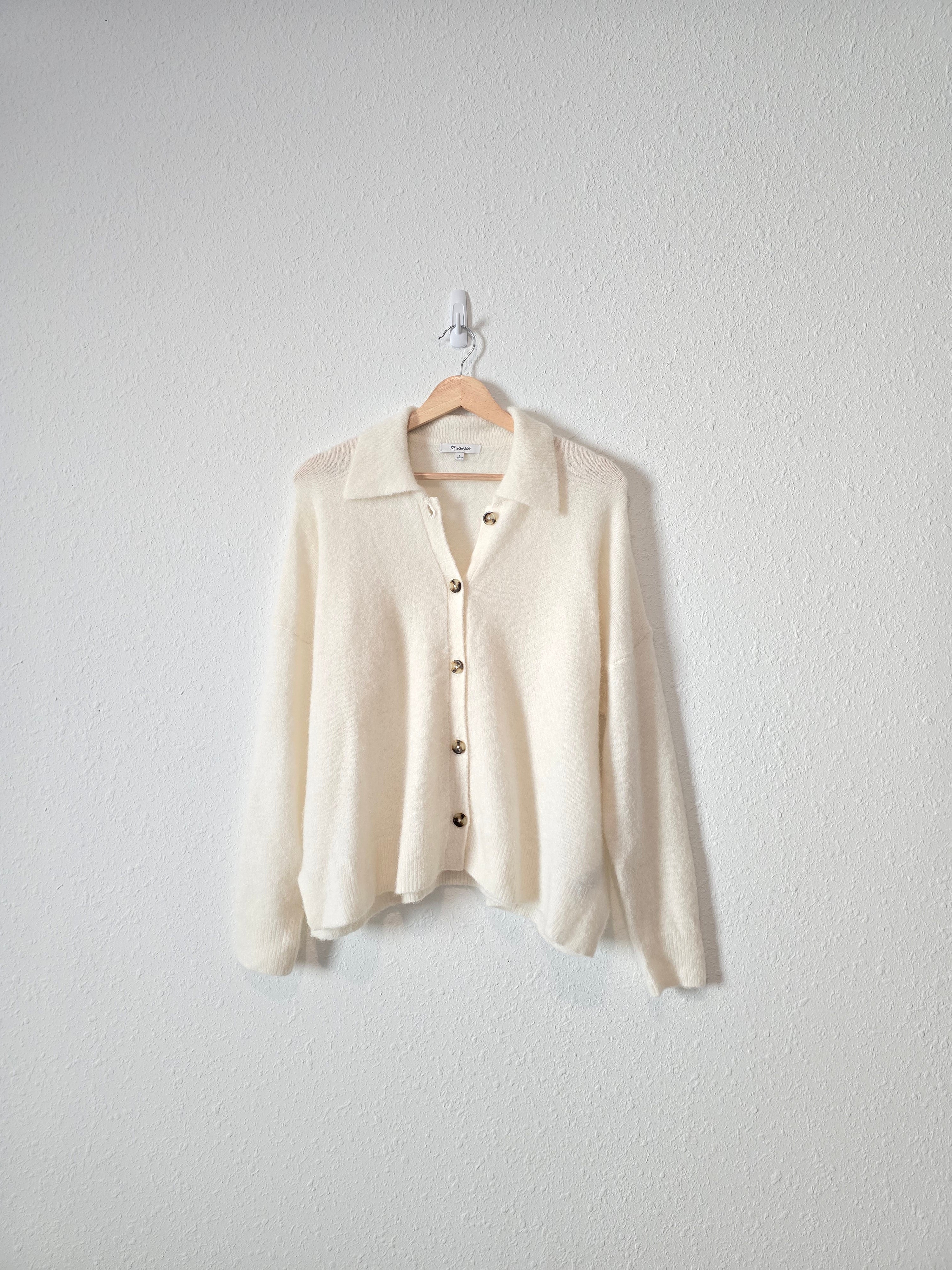 Madewell Cozy Button Up Sweater (L)