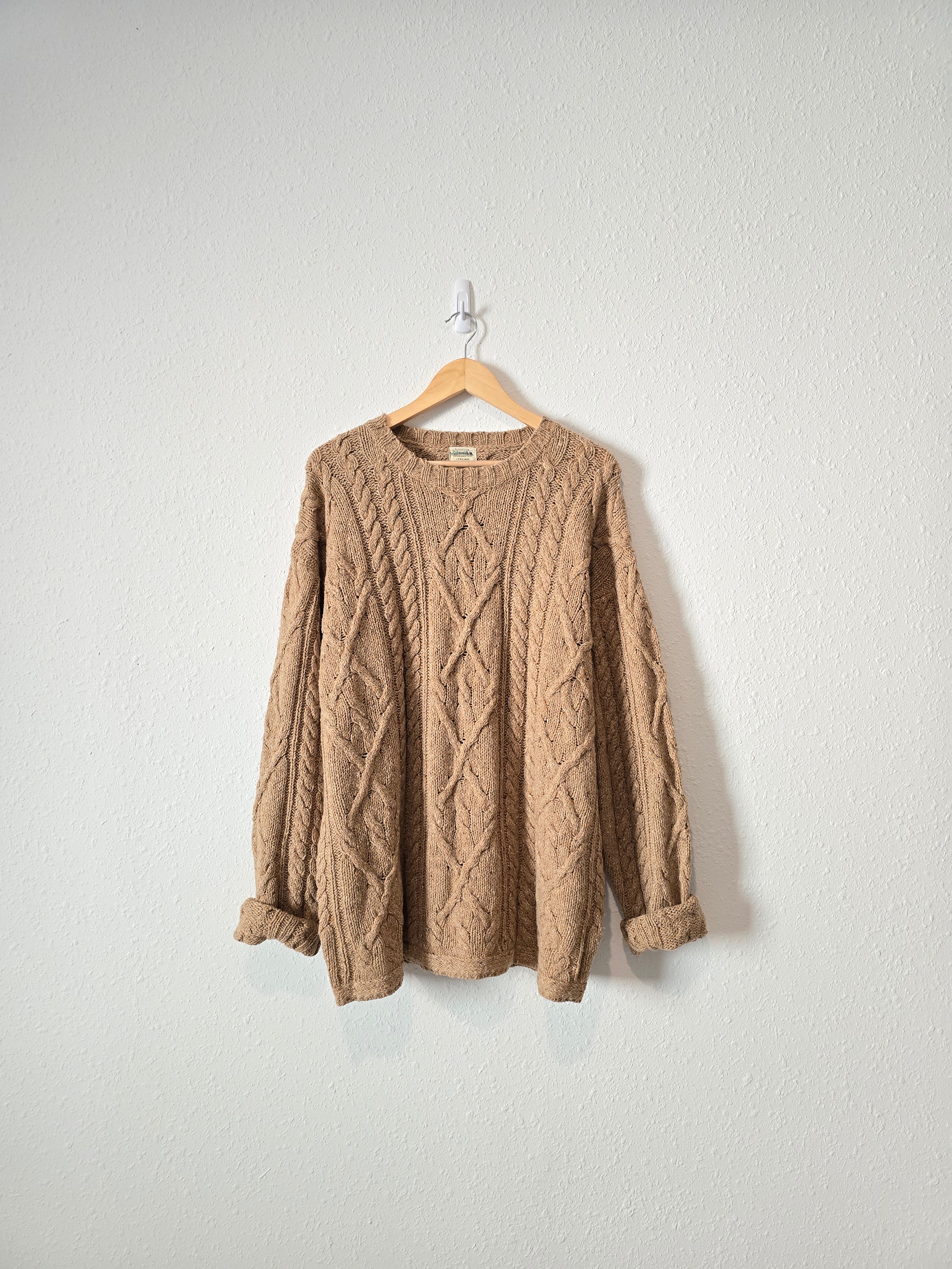 NEW Vintage Cable Knit Sweater (XL)