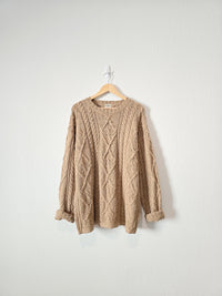 NEW Vintage Cable Knit Sweater (XL)