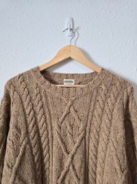 NEW Vintage Cable Knit Sweater (XL)