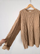 NEW Vintage Cable Knit Sweater (XL)