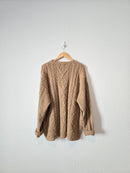 NEW Vintage Cable Knit Sweater (XL)