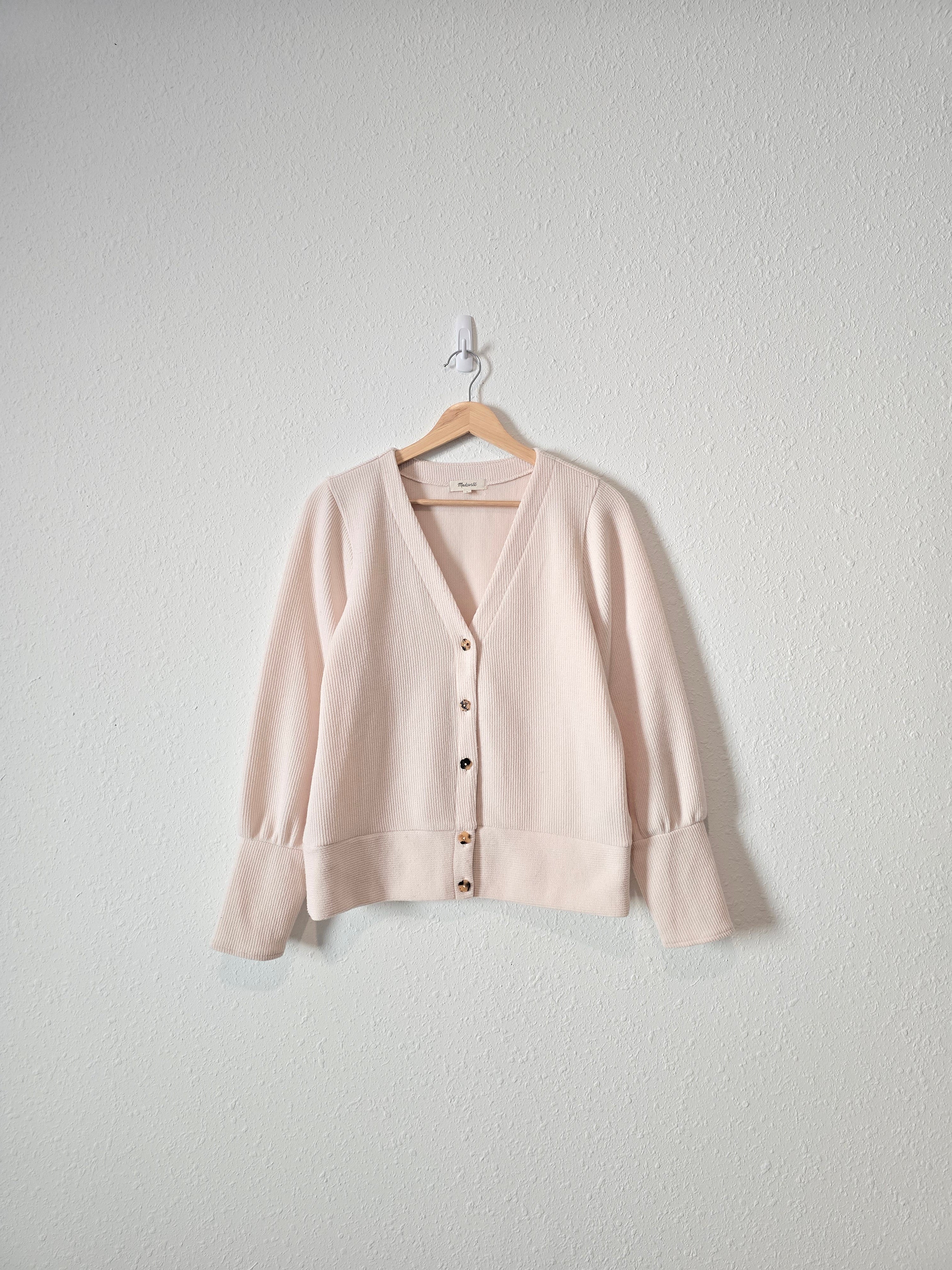 Madewell Ribbed Button Up Top (M)