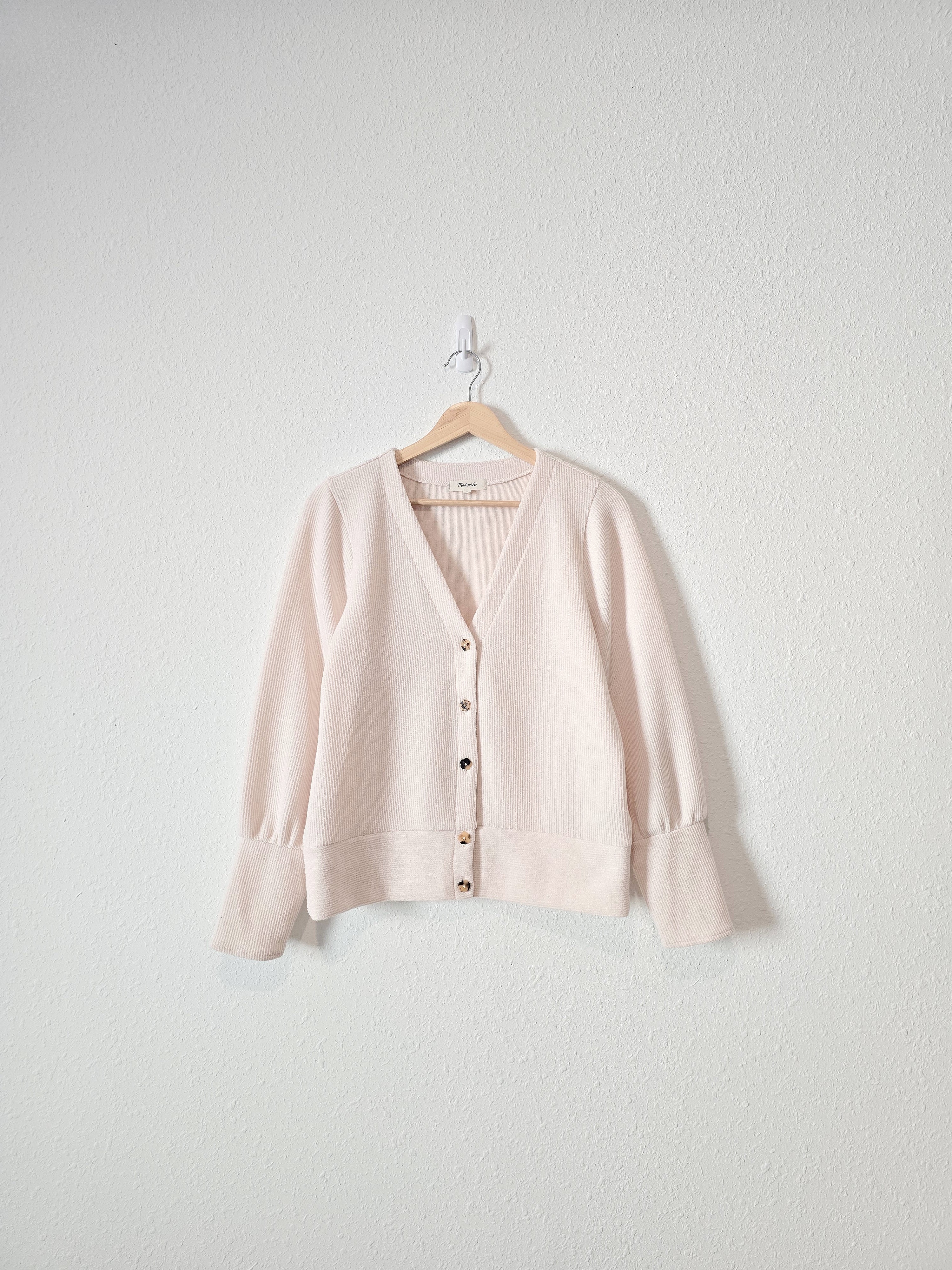 Madewell Ribbed Button Up Top (M)