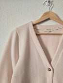 Madewell Ribbed Button Up Top (M)