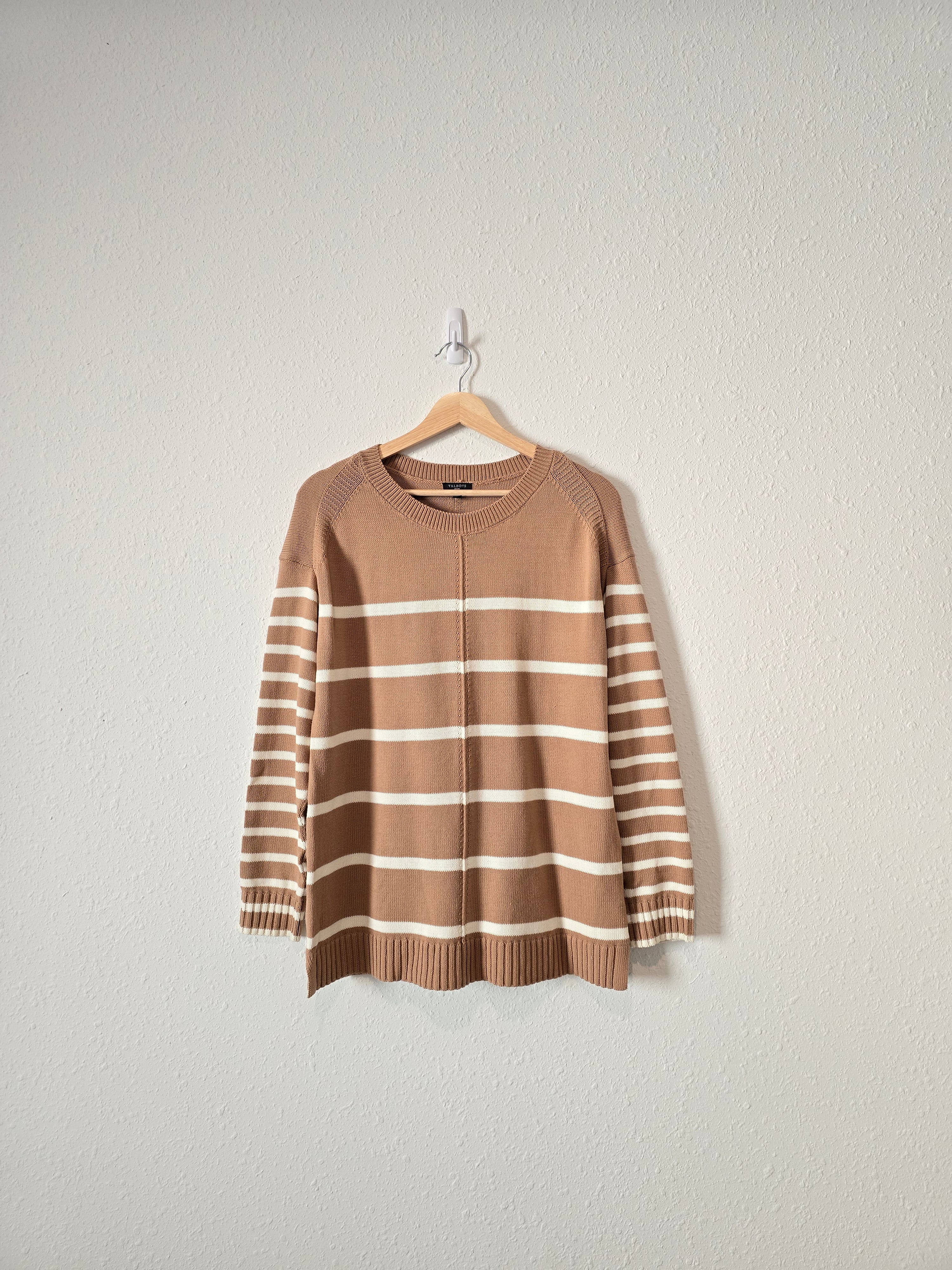 Brown Striped Cotton Sweater (MP)