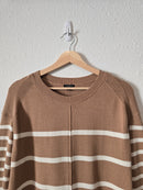 Brown Striped Cotton Sweater (MP)