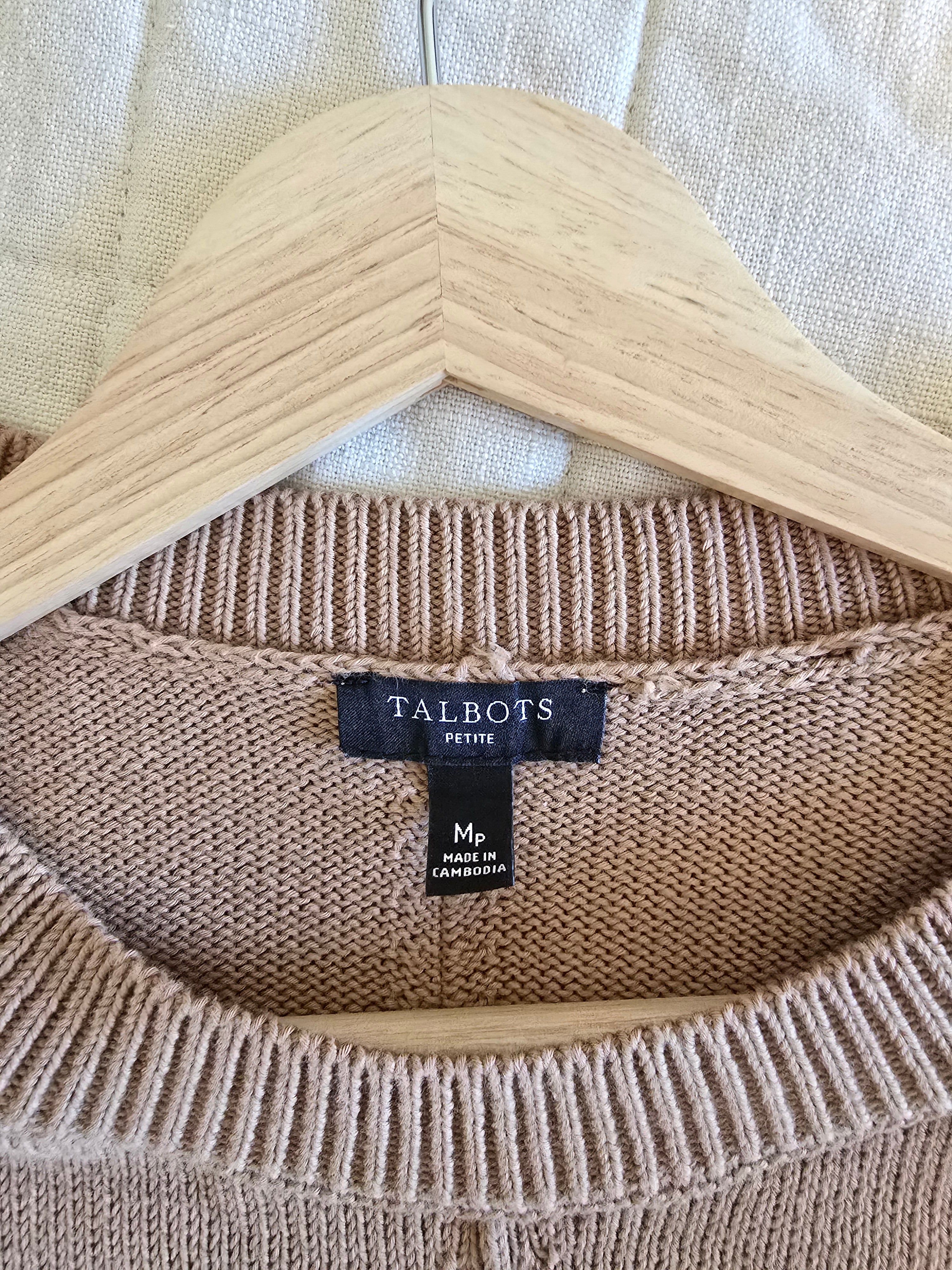 Brown Striped Cotton Sweater (MP)