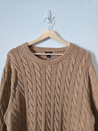 J.Crew Cable Knit Cotton Sweater (L)