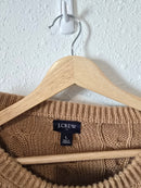 J.Crew Cable Knit Cotton Sweater (L)