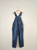 Dark Wash Denim Overalls (6)