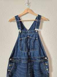 Dark Wash Denim Overalls (6)