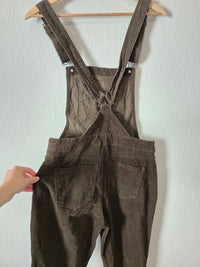 Green Corduroy Overalls (S/M)