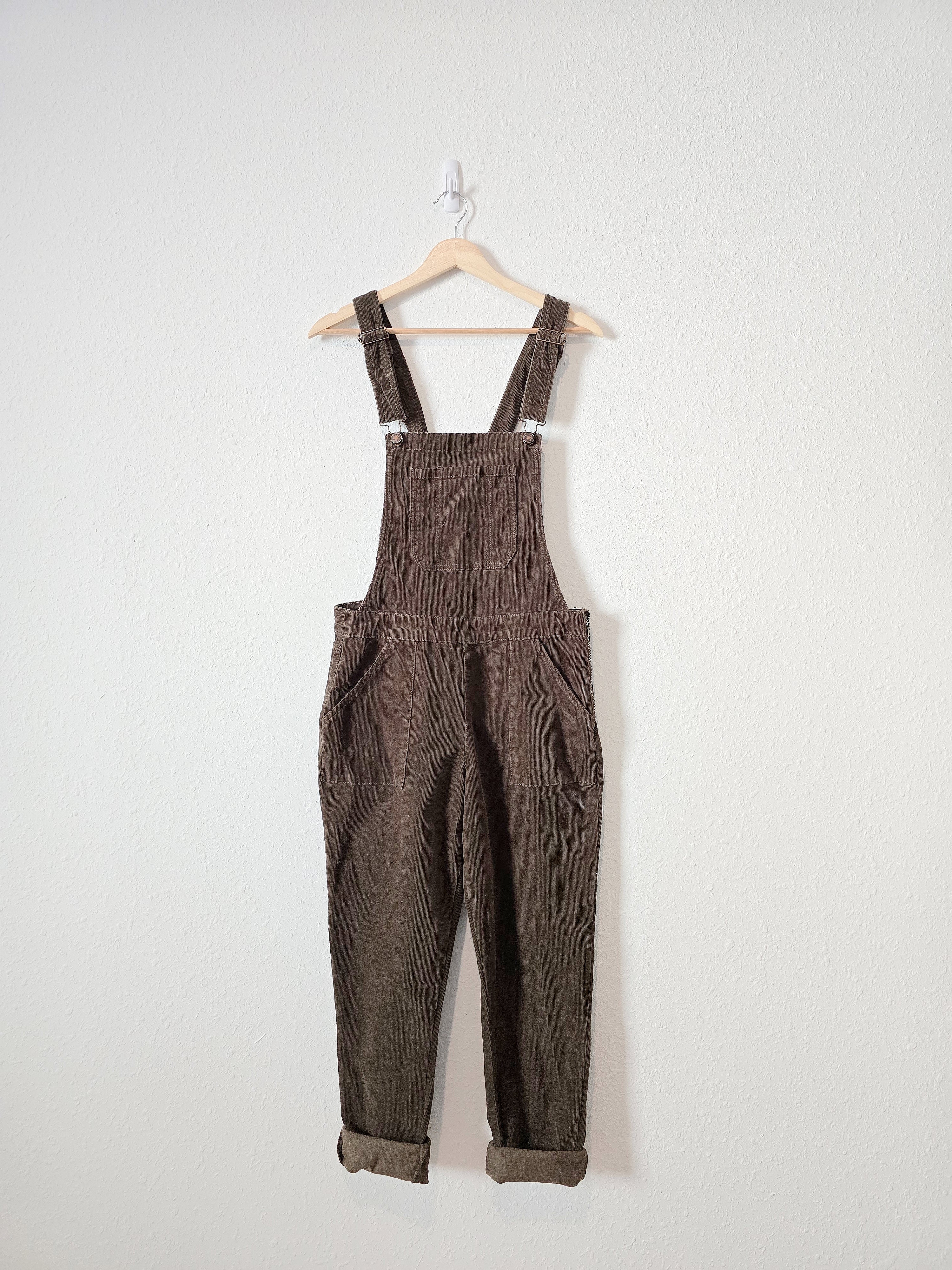 Green Corduroy Overalls (S/M)