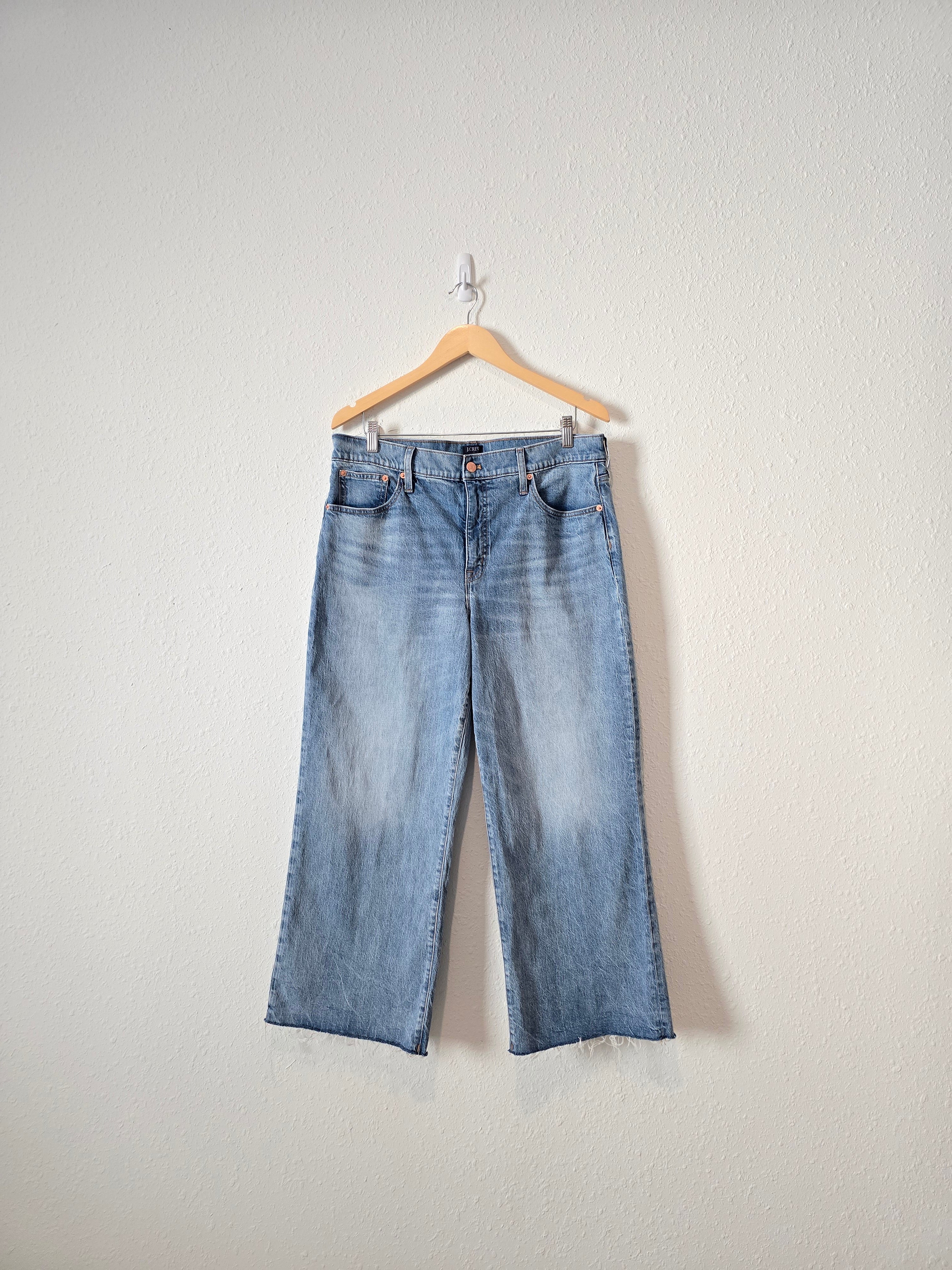 J.Crew Wide Leg Crop Jeans (32)