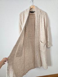 Vintage Knit Duster Cardigan (M)