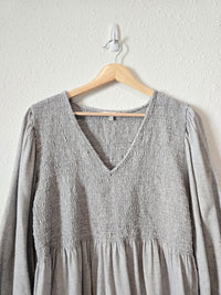 Madewell Smocked Puff Sleeve Top (XXL)