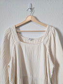 Madewell Gauze Square Neck Top (XXL)