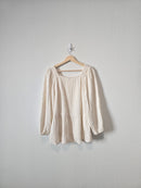 Madewell Gauze Square Neck Top (XXL)