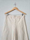 J.Crew Ecru Wide Leg Pants (30T)