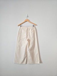 J.Crew Ecru Wide Leg Pants (30T)