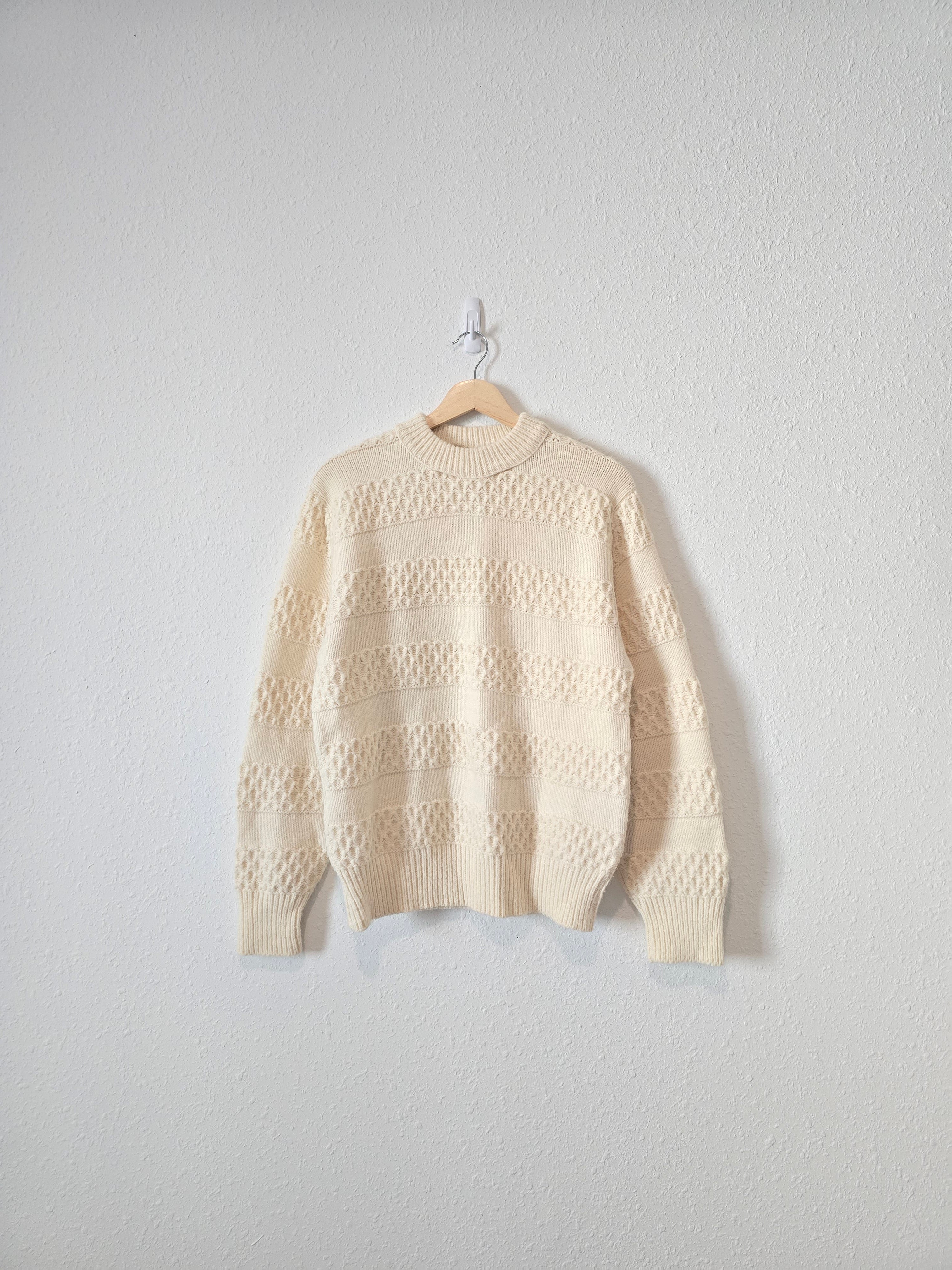 Vintage Textured Sweater (M)