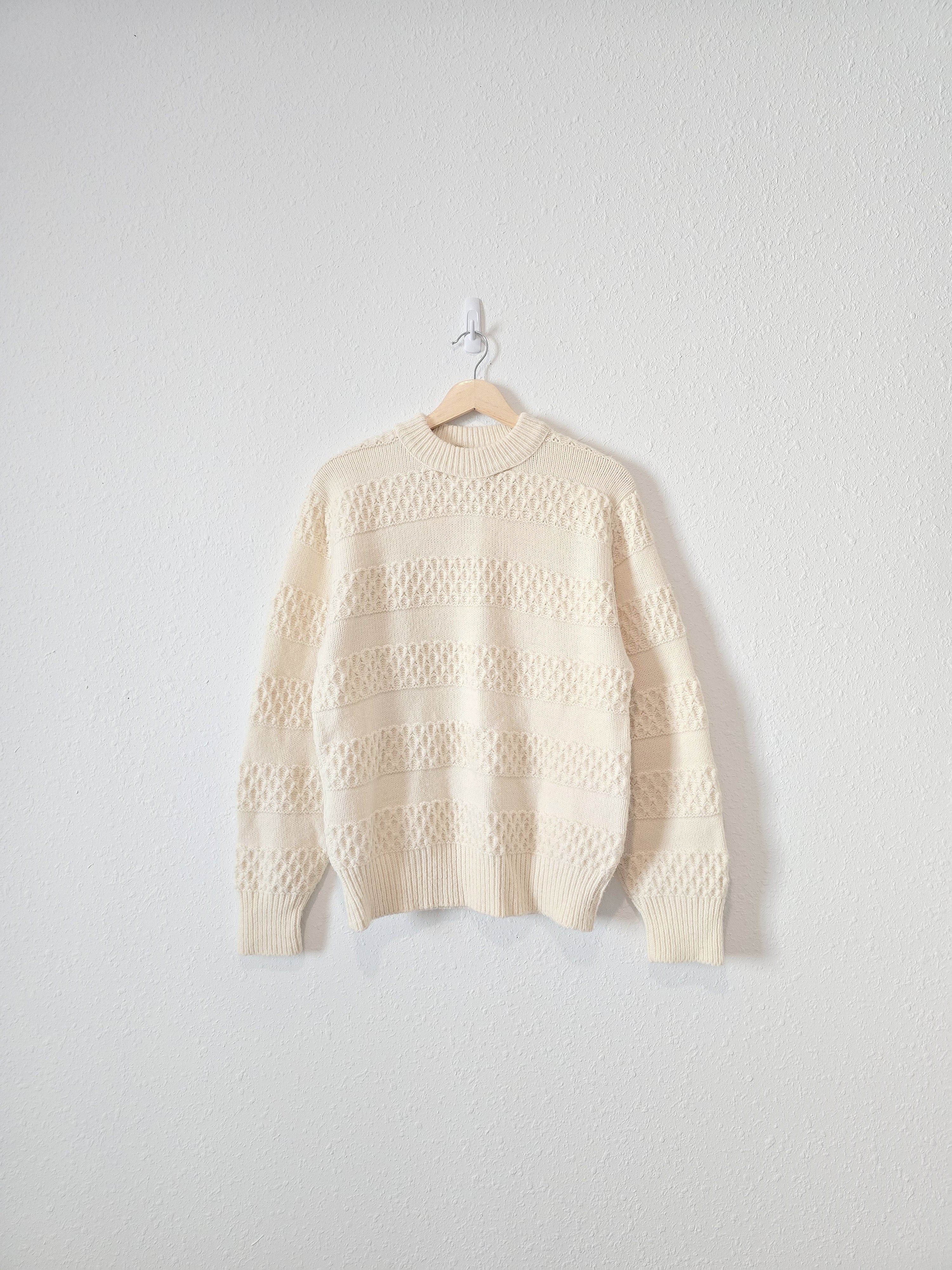 Vintage Textured Sweater (M)