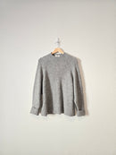 Gray Cozy Mockneck Sweater (M)