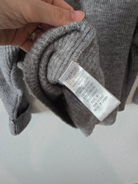 Gray Cozy Mockneck Sweater (M)