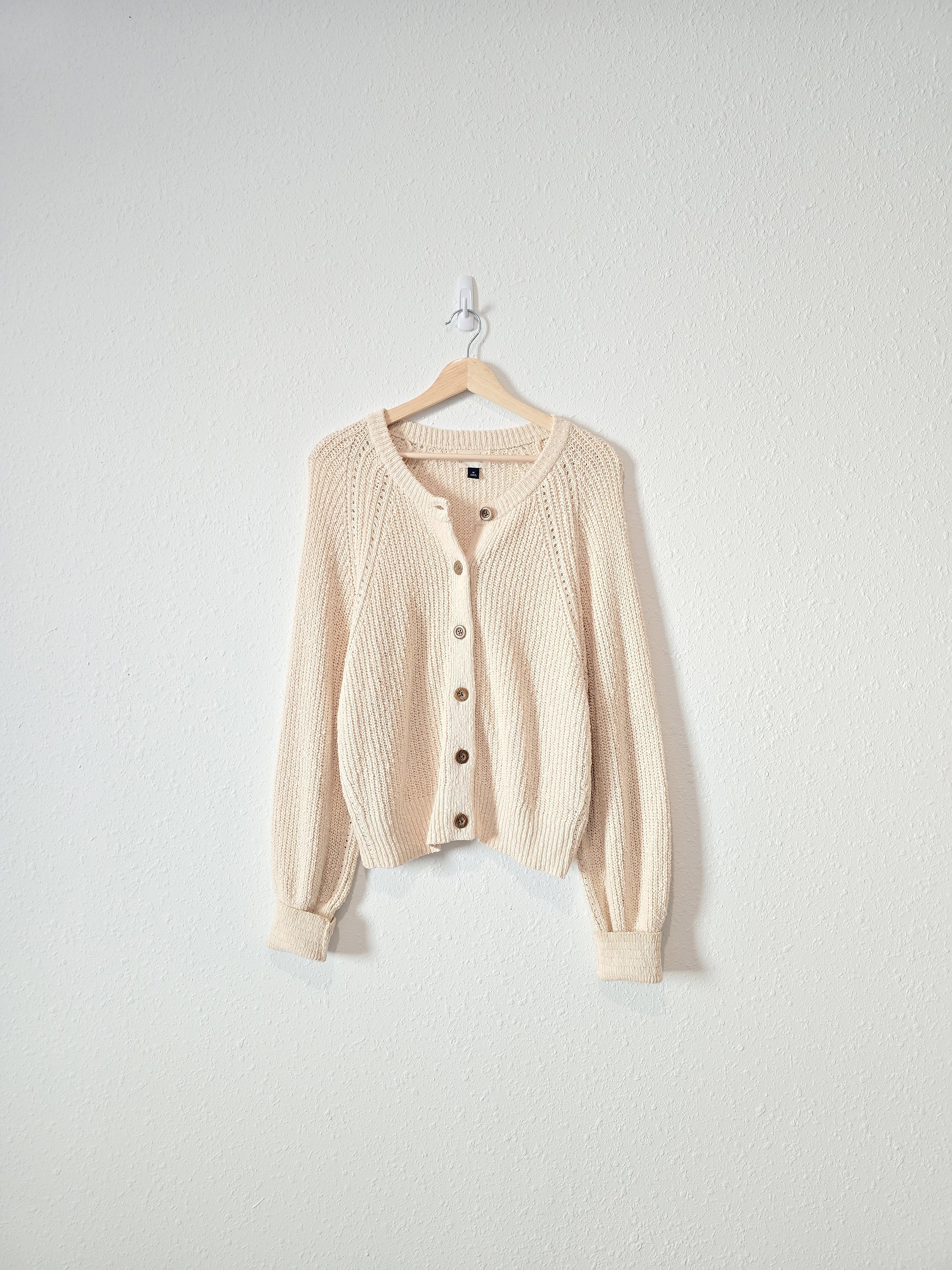 Textured Cotton Sweater (M)