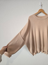 Oversized Ribbed Sweater (S)