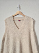 Oversized Knit Sweater Vest (L)