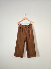 Brown Cord Wide Leg Pants (M)