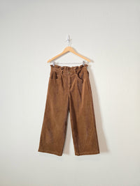 Brown Cord Wide Leg Pants (M)