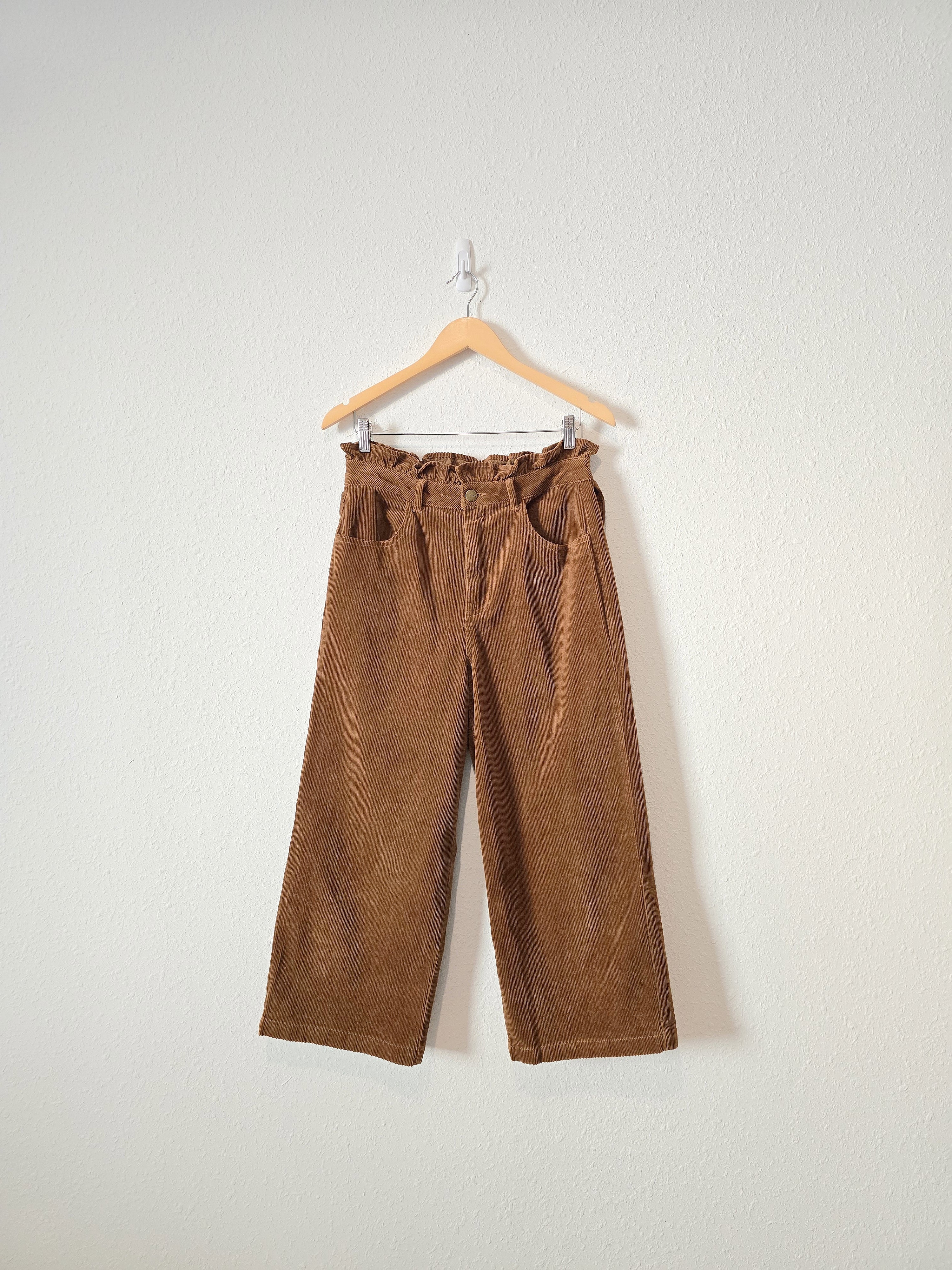 Brown Cord Wide Leg Pants (M)