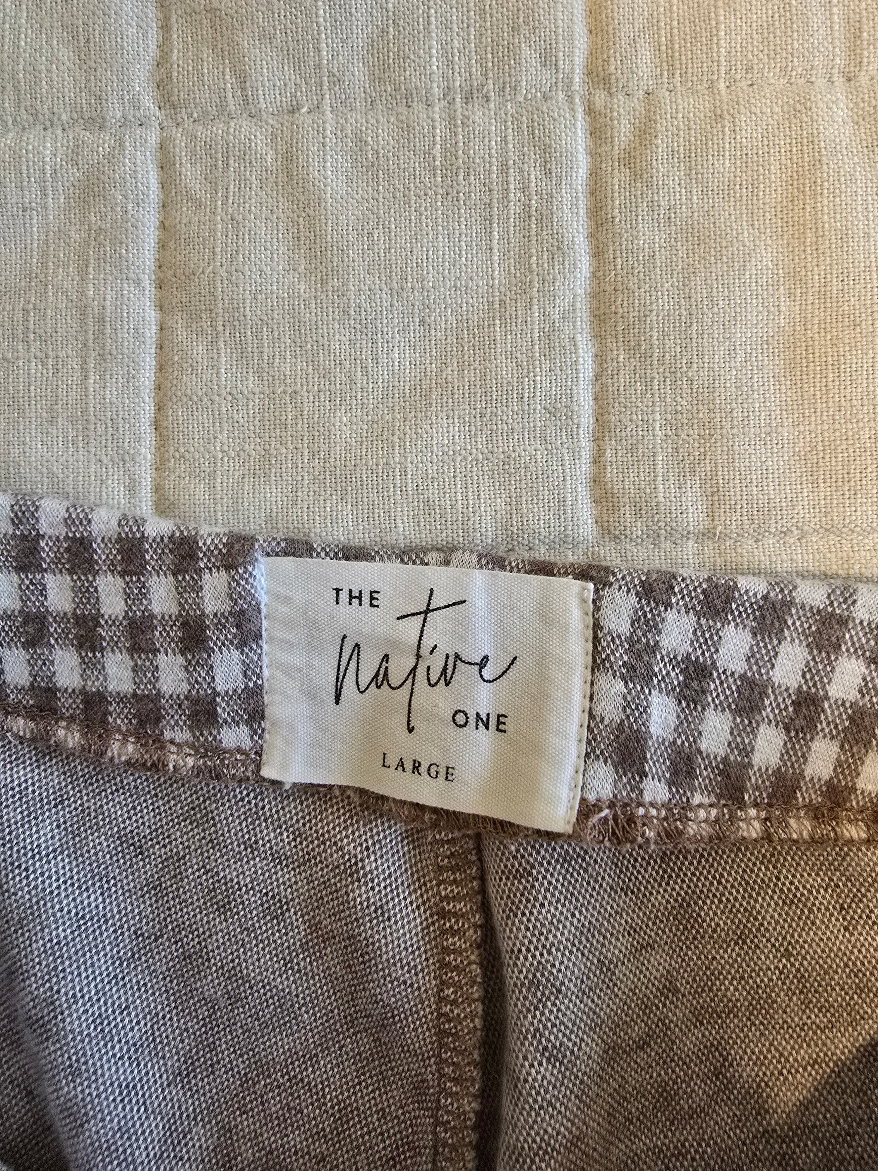 The Native One Gingham Pants (L)