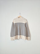 J.Crew Striped Turtleneck Sweater (3X)