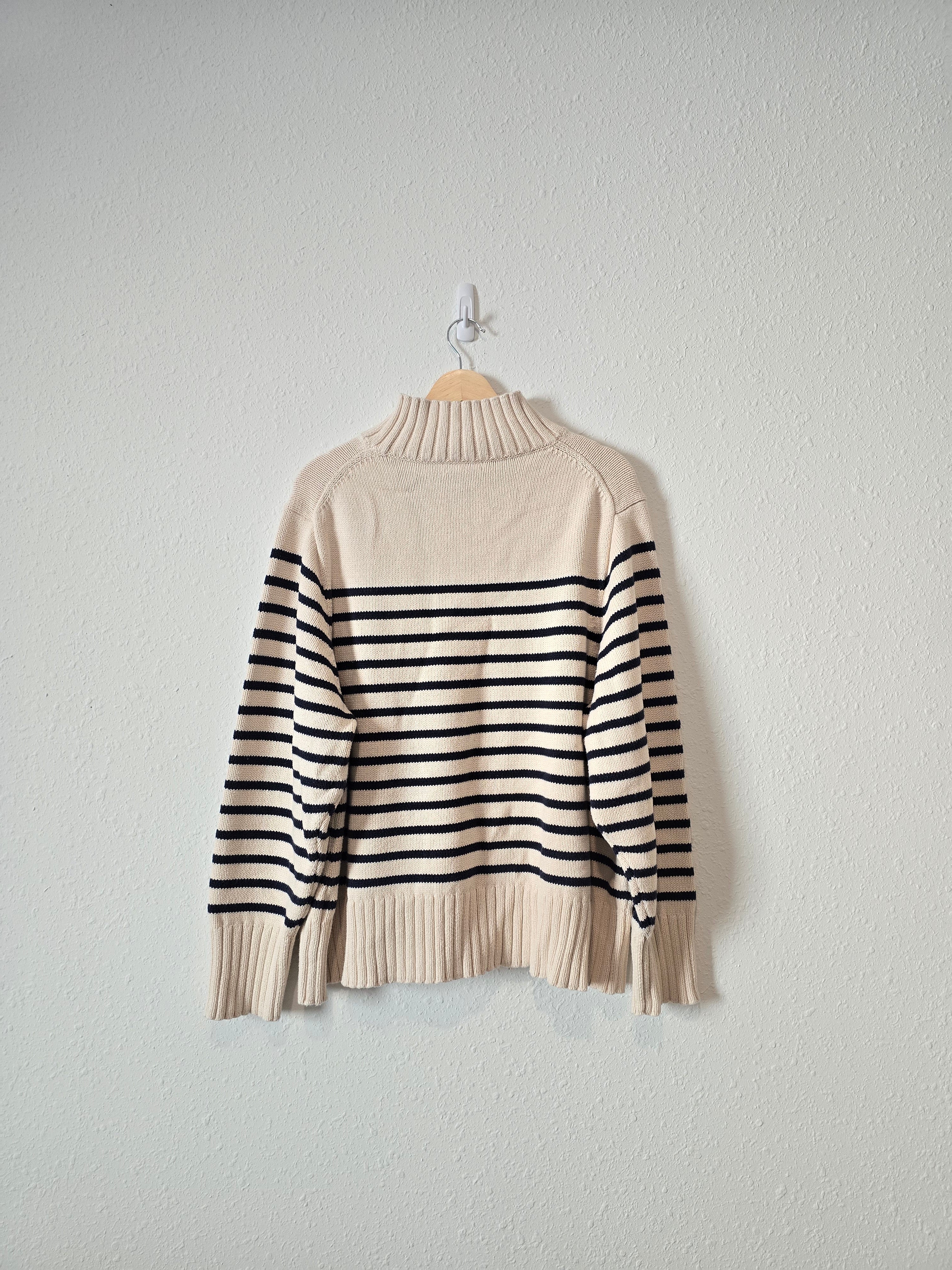 J.Crew Striped Turtleneck Sweater (3X)