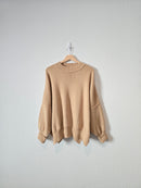 Vici Neutral Oversized Sweater (XS)