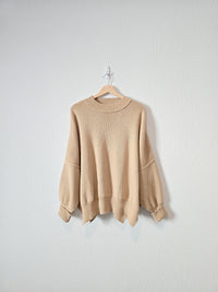 Vici Neutral Oversized Sweater (XS)