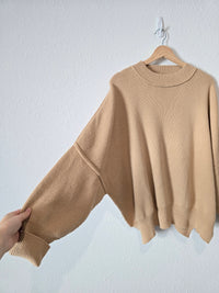 Vici Neutral Oversized Sweater (XS)