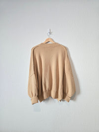 Vici Neutral Oversized Sweater (XS)