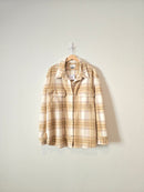 NEW Plaid Fleece Shacket (XL)