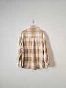 NEW Plaid Fleece Shacket (XL)