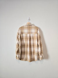 NEW Plaid Fleece Shacket (XL)