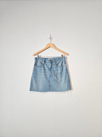 Madewell Denim Mini Skirt (27)