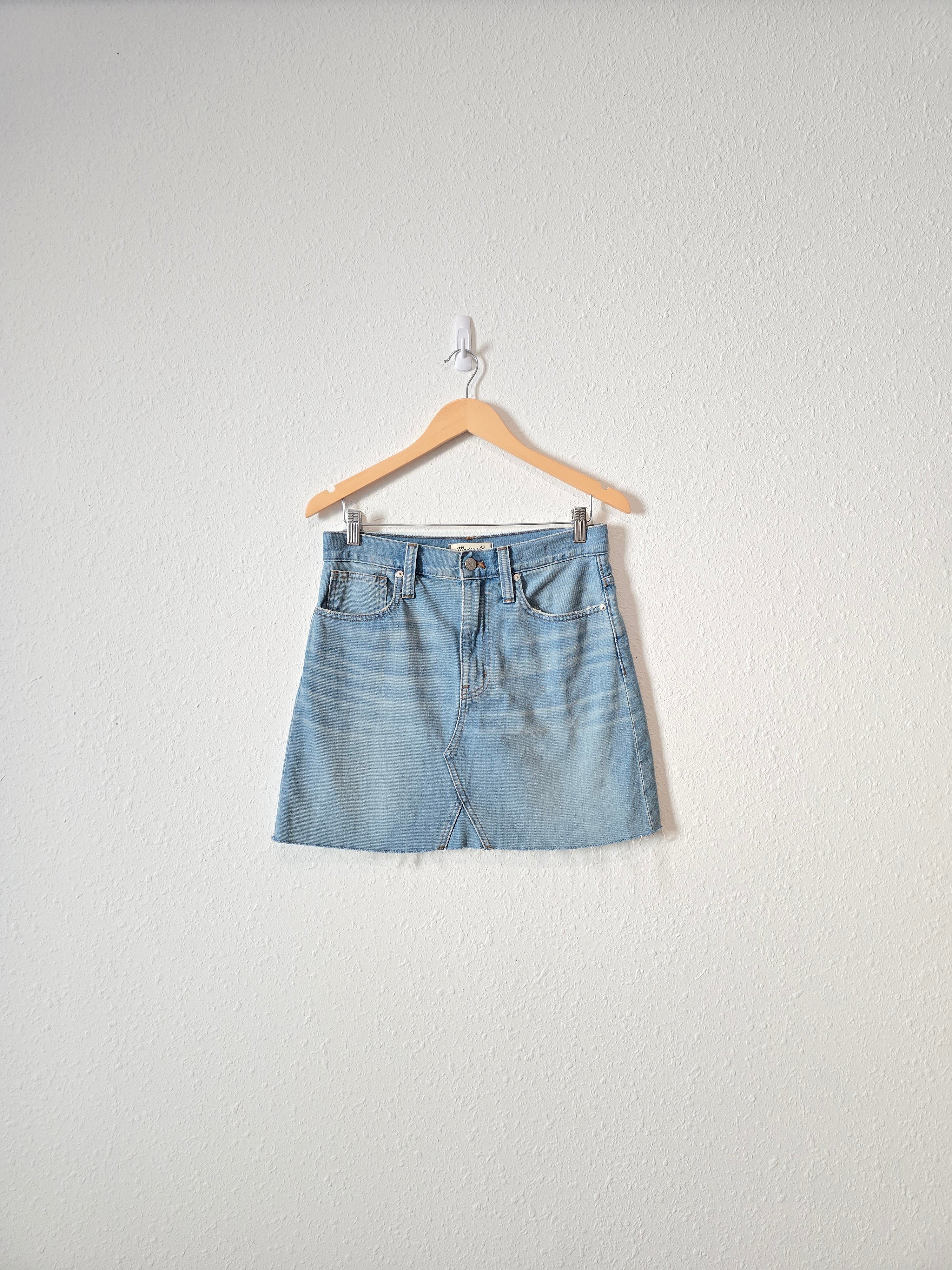 Madewell Denim Mini Skirt (27)