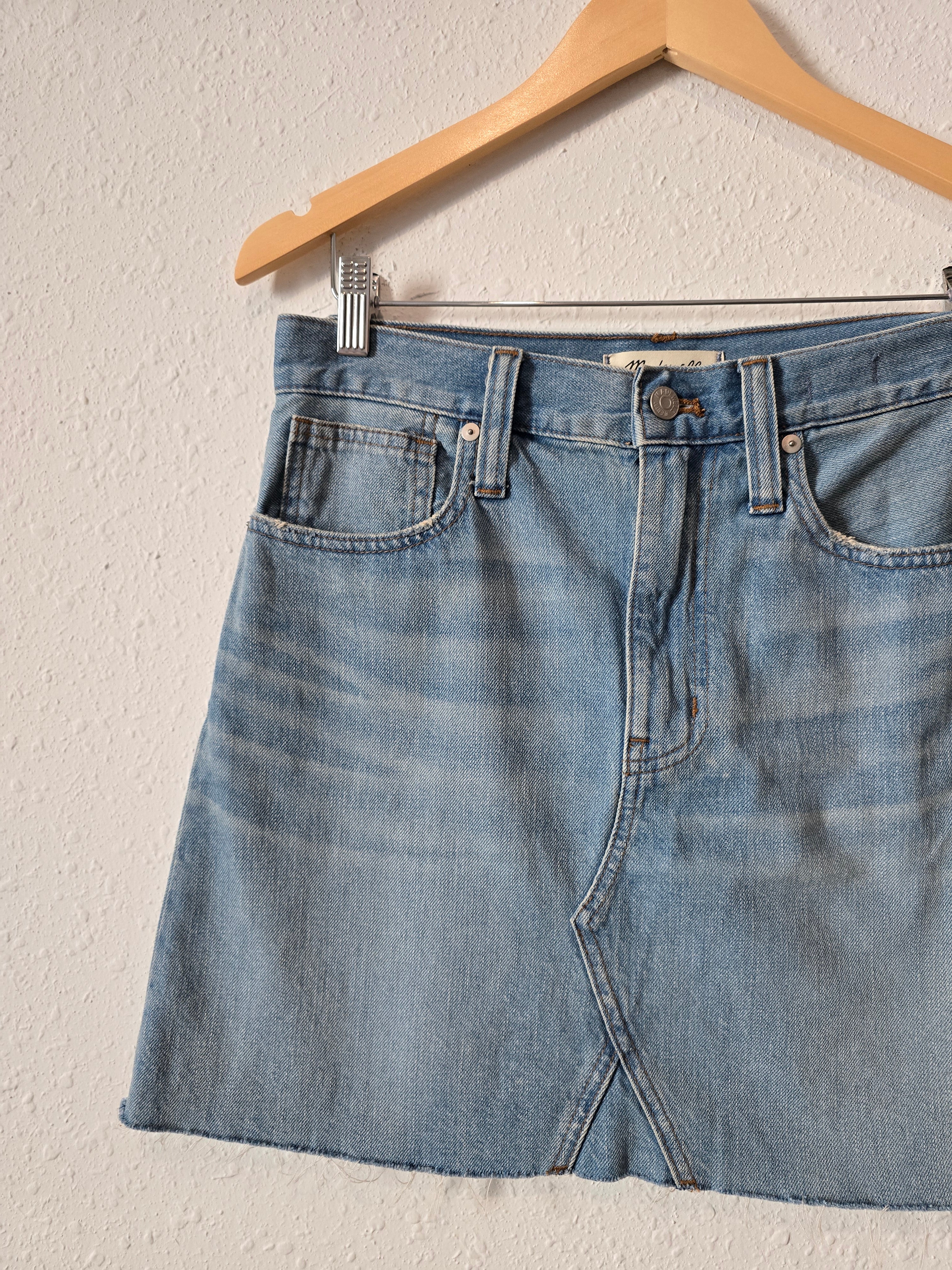 Madewell Denim Mini Skirt (27)