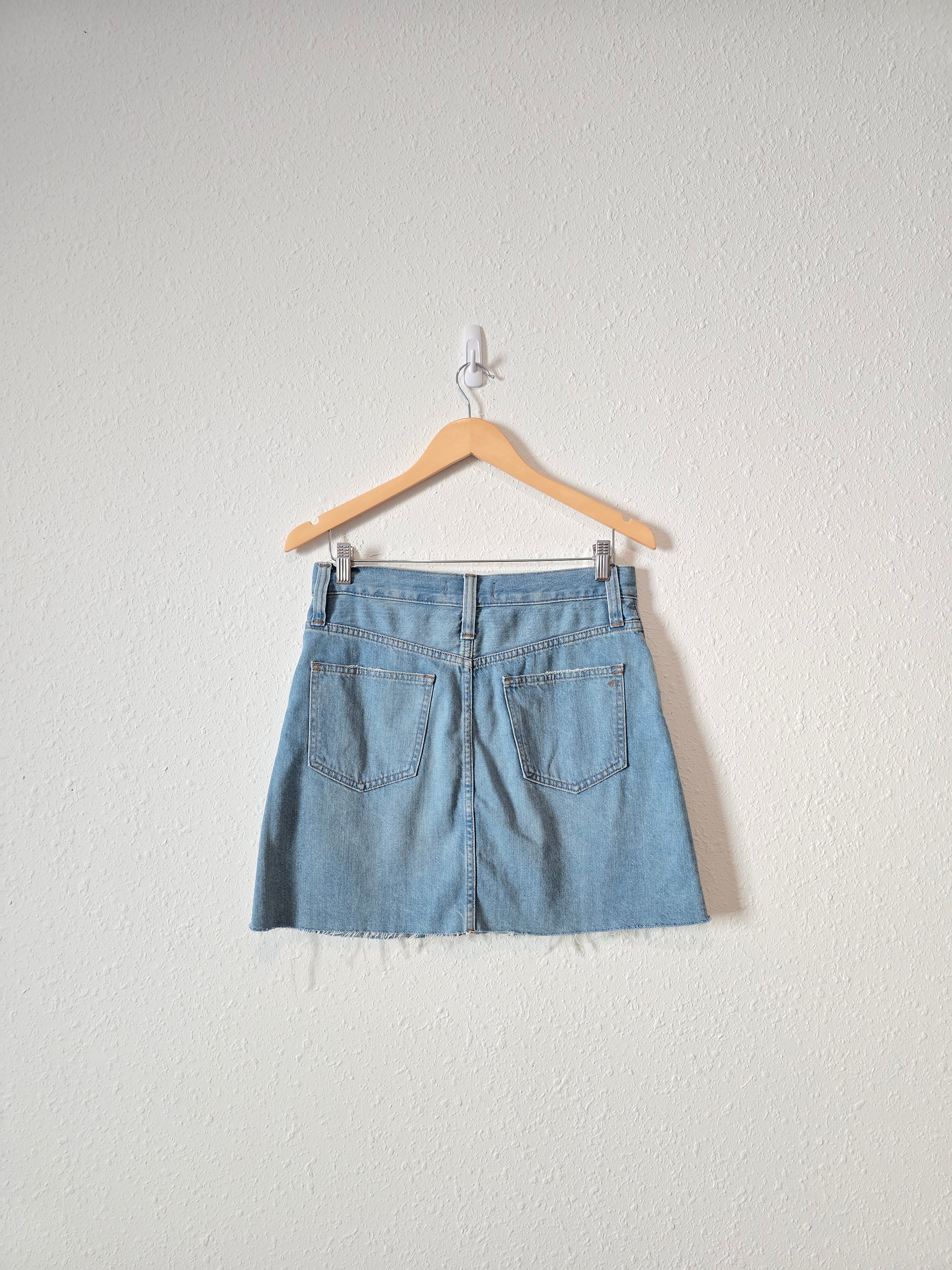 Madewell Denim Mini Skirt (27)